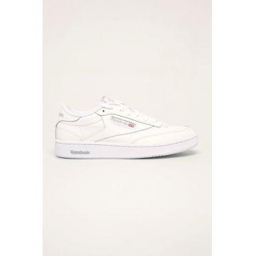 Reebok Classic sneakers din piele culoarea alb