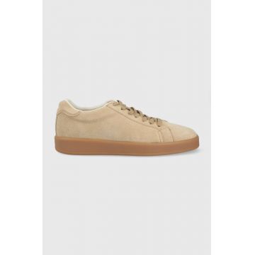 Vagabond Shoemakers sneakers din piele intoarsă TEO culoarea bej