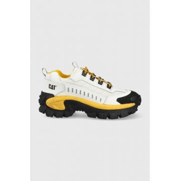 Caterpillar sneakers din piele INTRUDER culoarea alb