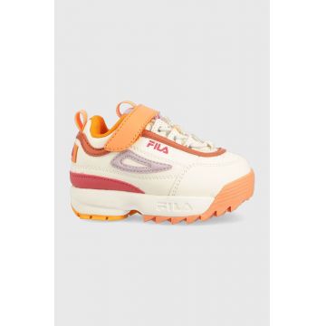Fila sneakers pentru copii Disruptor culoarea portocaliu
