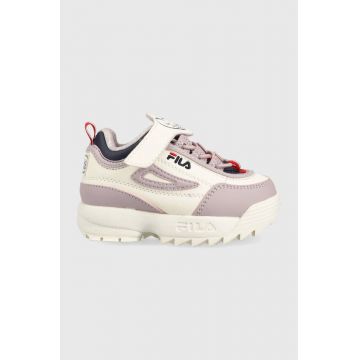 Fila sneakers pentru copii Disruptor culoarea violet