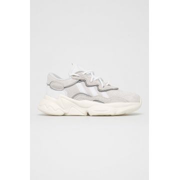 Adidas Originals Ghete de piele EF6299 culoarea gri