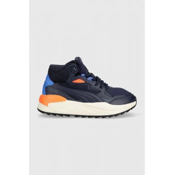 Puma sneakers pentru copii culoarea albastru marin