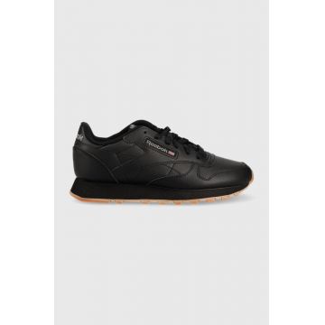 Reebok Classic teniși din piele copii Cl Lthr culoarea negru