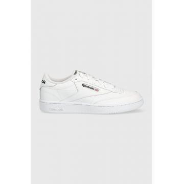 Reebok Classic sneakers din piele CLUB C 85 GZ1605 culoarea alb GZ1605-FTW/FT/BL