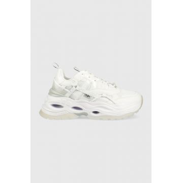 Buffalo sneakers Triplet Hollow culoarea alb, 1630350