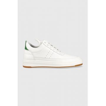 Filling Pieces sneakers din piele Low top Bianco culoarea alb, 10127791926