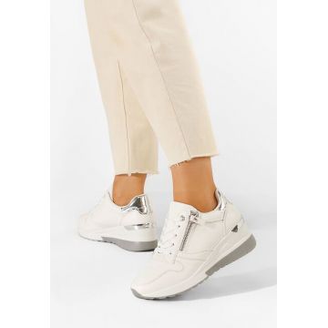 Sneakers dama albi Rafina