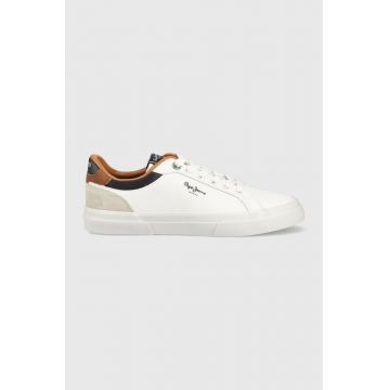 Pepe Jeans sneakers KENTON COURT culoarea alb PMS30839