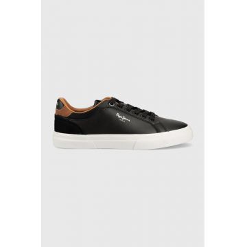 Pepe Jeans sneakers KENTON COURT culoarea negru PMS30839