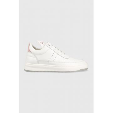 Filling Pieces sneakers din piele Low top Bianco culoarea alb, 10127792081
