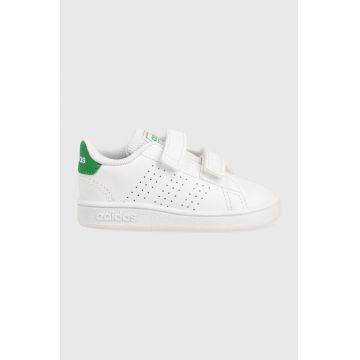 adidas sneakers pentru copii ADVANTAGE culoarea alb