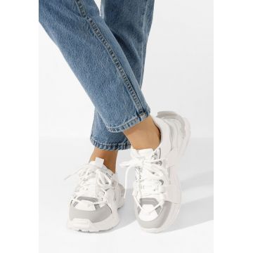 Sneakers dama Amelina V2 albi