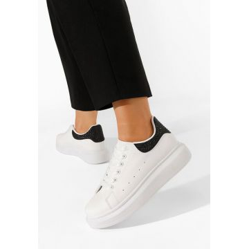 Sneakers dama Hania albi