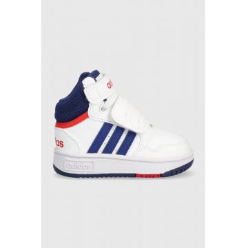 adidas Originals sneakers pentru copii HOOPS MID 3.0 AC I culoarea alb