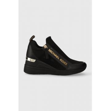 MICHAEL Michael Kors sneakers Willis culoarea negru, 43F3WIFS1D