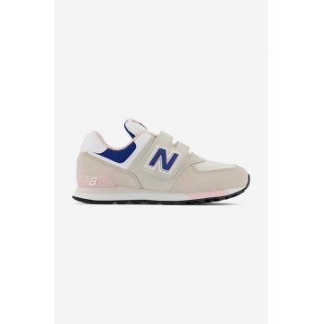 New Balance sneakers pentru copii culoarea bej