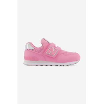New Balance sneakers pentru copii culoarea roz
