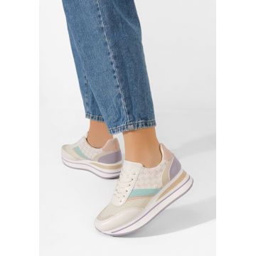 Sneakers cu platforma Cameda multicolori