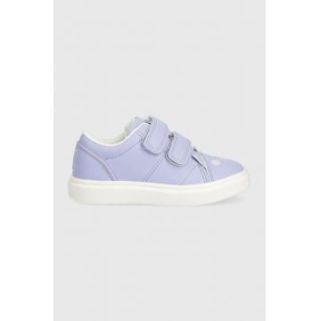 United Colors of Benetton sneakers pentru copii culoarea violet