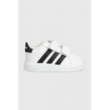 adidas sneakers pentru copii GRAND COURT culoarea alb