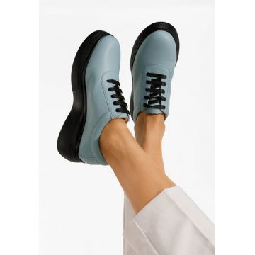 Pantofi casual cu platformă Dalisa bleu