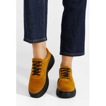 Pantofi casual cu platformă Delisa V2 camel