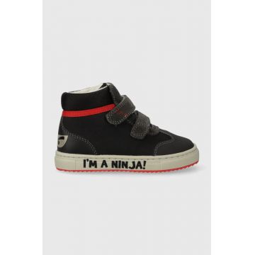 Garvalin sneakers pentru copii culoarea albastru marin