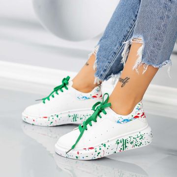 Pantofi Sport Dama MO60 Alb | Mei