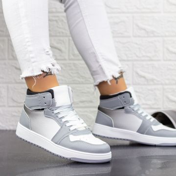 Pantofi Sport Dama 2XJ71 Gri-Negru | Mei