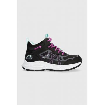 Skechers sneakers pentru copii culoarea negru