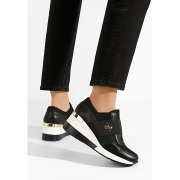 Sneakers cu platforma Karena V2 negri