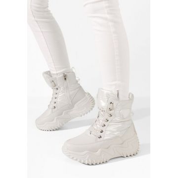 Sneakers dama de iarna Galonia bej