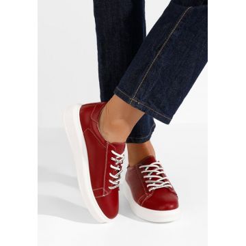 Sneakers dama piele Atrium bej