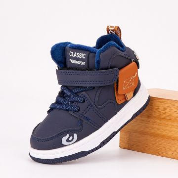Sneakersi Baieti Bleumarin Cu Arici Huai