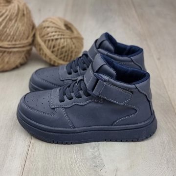 Sneakersi Baieti Bleumarin Cu Siret Hammer