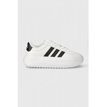 adidas sneakers Grand Court Platform culoarea alb IE1092