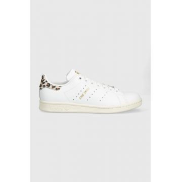 adidas Originals sneakers din piele Stan Smith culoarea alb IE4634