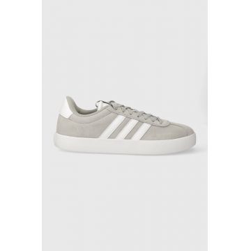 adidas sneakers din piele Vl Court culoarea gri ID6280