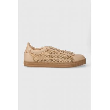AGL sneakers din piele SADE culoarea bej, D936133PGK7645F680
