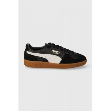 Puma sneakers din piele Palermo culoarea alb, 396464