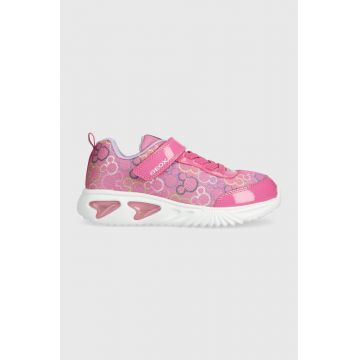 Geox sneakers ASSISTER x Disney culoarea roz