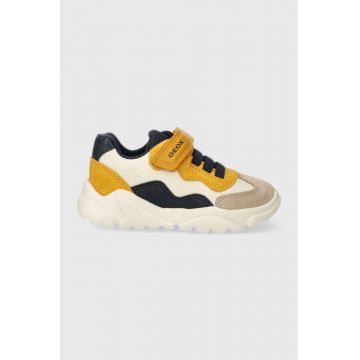 Geox sneakers pentru copii CIUFCIUF culoarea galben