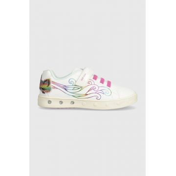 Geox sneakers pentru copii culoarea alb