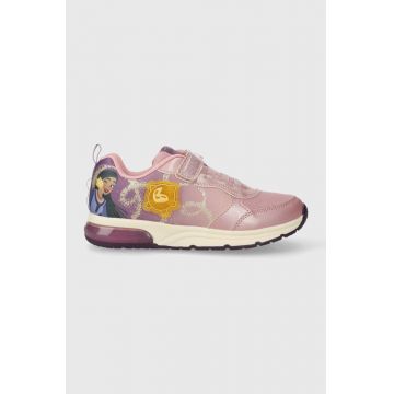 Geox sneakers pentru copii culoarea roz