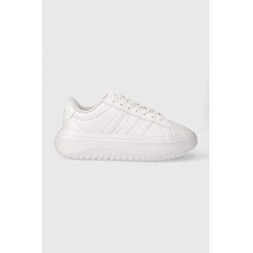 adidas sneakers Grand Court Platform culoarea alb IE1089