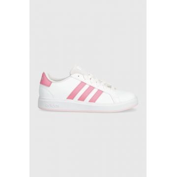 adidas sneakers pentru copii GRAND COURT 2.0 K culoarea alb