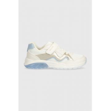 Geox sneakers pentru copii culoarea bej