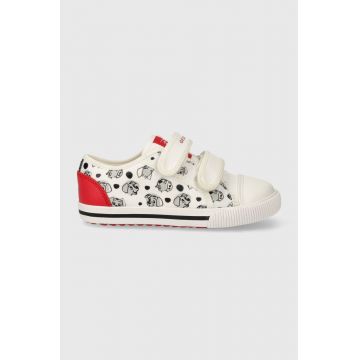 Geox sneakers pentru copii KILWI x Disney culoarea alb