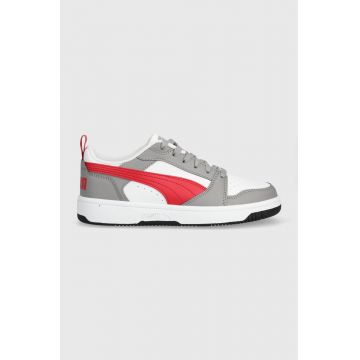 Puma sneakers pentru copii Rebound V6 Lo Jr culoarea gri